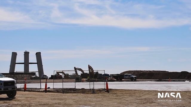 SpaceX Boca Chica - New prototypes make progress with SN17 parts spotted смотреть онлайн