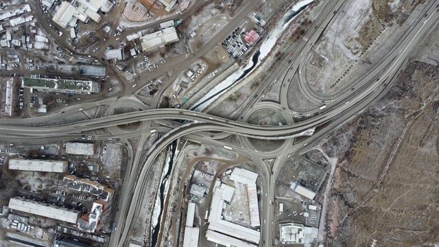 Развязка Калинина-Брянская-Маерчака. День. смотреть онлайн