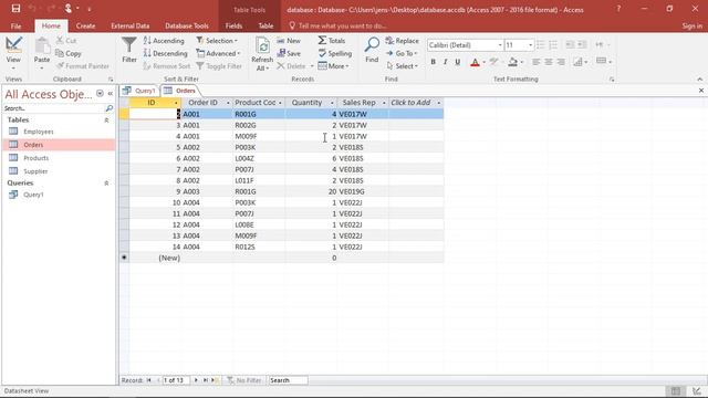 SQL in MS Access - Column Counts, Averages and Sums using COUNT, SUM and AVG смотреть онлайн