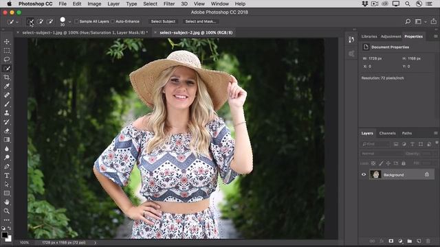Select A Subject with A Single Click in Photoshop CC | Adobe Creative Cloud смотреть онлайн