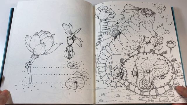 FLIP THROUGH: TENDERFUL ENCHANTMENTS Coloring Book by Klara Markova смотреть онлайн