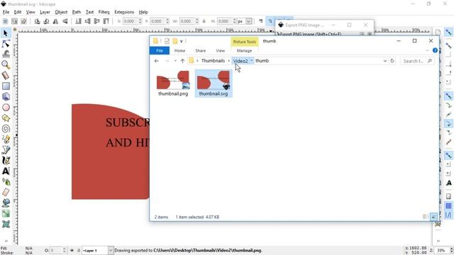 How to export PNG in the same folder as the SVG in Inkscape (File Path/Location) смотреть онлайн