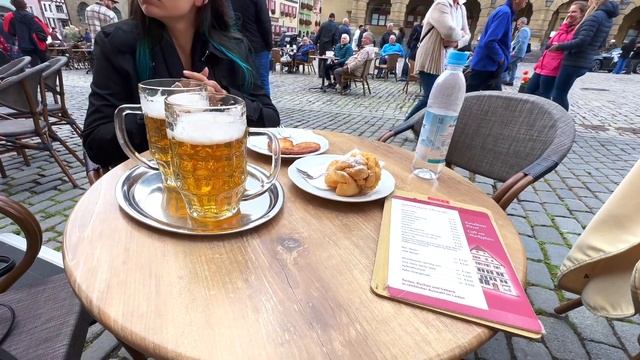 ?????? VLOG Ротенбург Прогулка по городу Кафе на главной площади Германия - Rothenburg ob der Taube смотреть онлайн