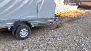 Опорная нога на легковой прицеп своими руками