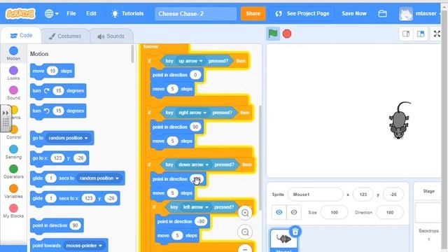 Making the Game- Cheese Chase in Scratch (Part 1) смотреть онлайн