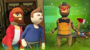 АНИМАТРОНИК ФРЕДДИ ИЩЕТ НАС! САМАЯ ОПАСНАЯ НЫЧКА! УГАРНЫЕ ПЛАСТИЛИНОВЫЕ ПРЯТКИ В HUMAN FALL FLAT