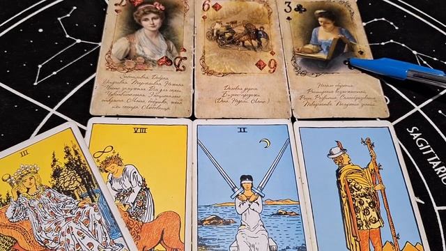 Читаем двумя колодами. пример от подписчицы смотреть онлайн