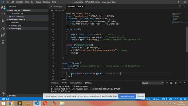 Comment Traiter et Afficher des images avec PHP et MySQL смотреть онлайн