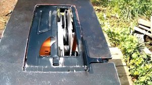 #циркулярка  Мой вариант установки ручной циркулярки  на стол