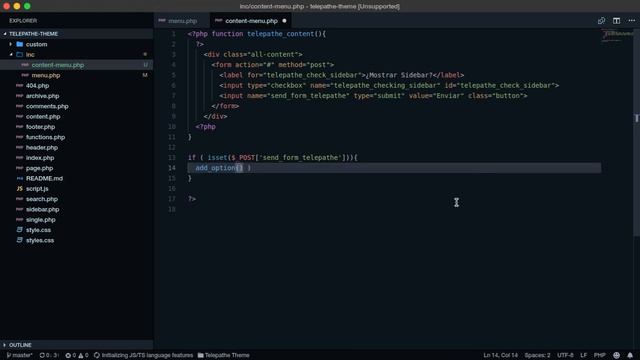Curso Creación Tema WordPress - [1] Opciones - Crear una opcion (Add Option) [PT36] смотреть онлайн