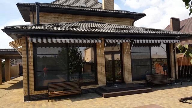 Маркизы и навесы на террасу от компании Жалюзи Маркт (Краснодар) смотреть онлайн