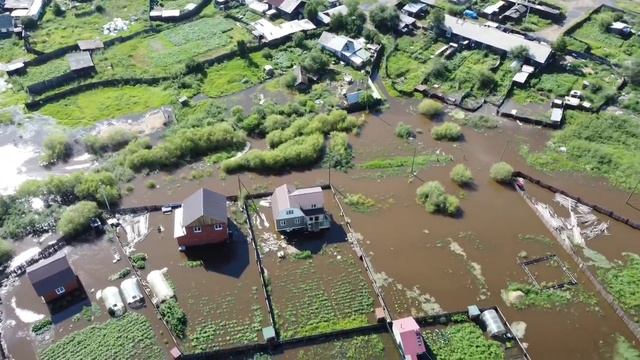 Поселок Биофабрика под Читой затопило смотреть онлайн