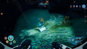 Боевой костюм КРАБ на старте Subnautica: Below Zero