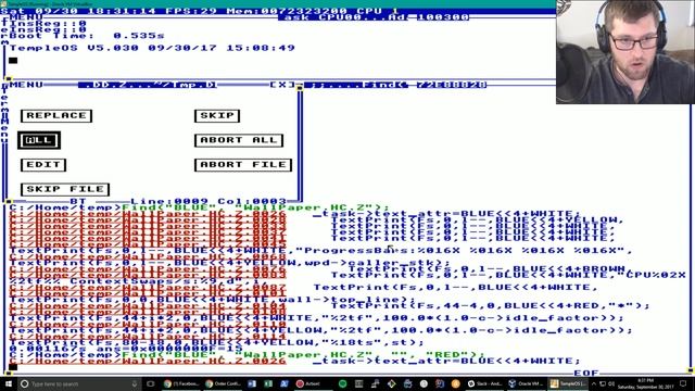 Changing Your Desktop Wallpaper in TempleOS смотреть онлайн