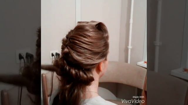 Вечерняя прическа за 15 мин смотреть онлайн