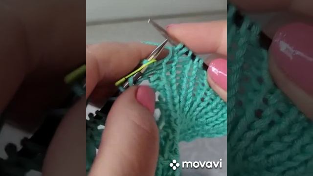 Распределенная вытачка. Укороченный ряд на левой полочке. Видео для совместника Авоська Кучинелли смотреть онлайн