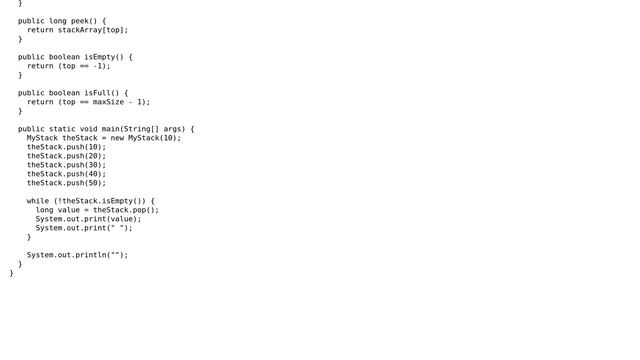 Code Review: How is my Java code for stack implementation? (2 Solutions!!) смотреть онлайн