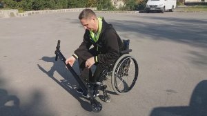 Электроприставка для инвалидной коляски