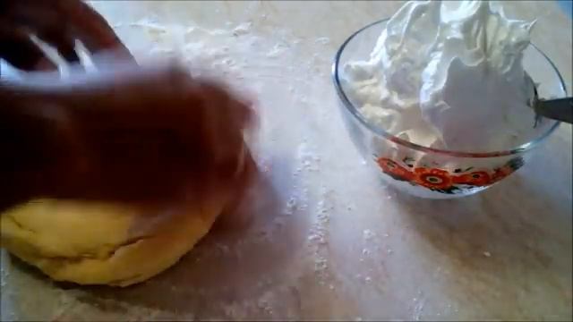 Творожное печенье с безе Розочки Рецепт печенья смотреть онлайн