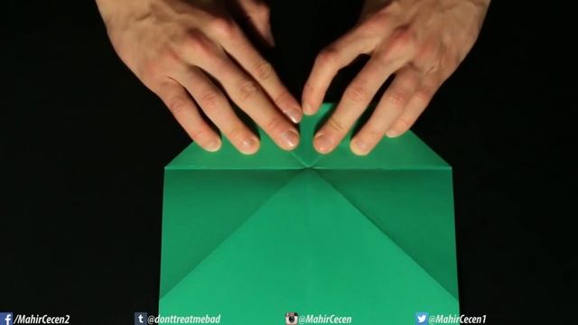 HOW to make a paper airplane that flies far - origami plane craft [BOSSK] смотреть онлайн