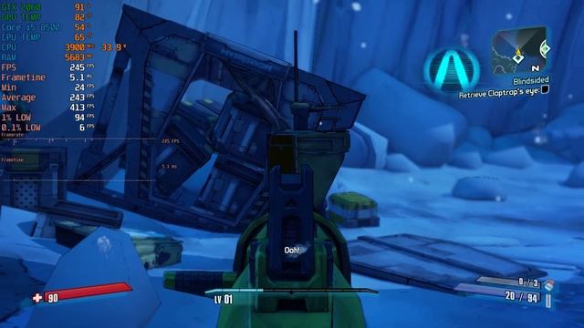 RTX 2060 FPS test in Borderlands 2 | FullHD | 1080p / ФПС Тест игры на видеокарте RTX 2060 смотреть онлайн