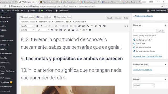 Como subir Articulos a WordPress Pride Radio смотреть онлайн