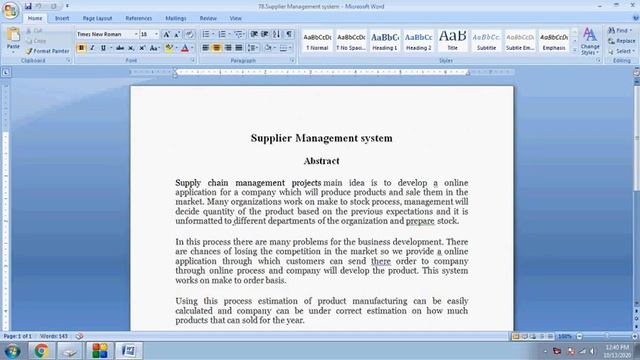 Supplier Management system web project смотреть онлайн