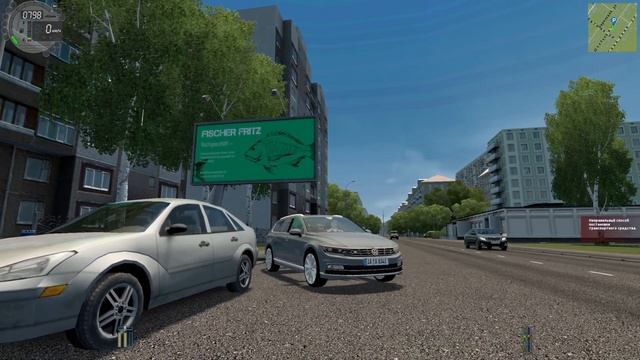 Reverse parallel parking | Параллельная парковка задним ходом | City Car Driving ? смотреть онлайн