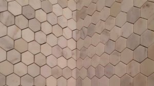 Укладка мозаики из мрамора профессионально.