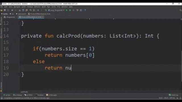 number list product v2 in kotlin смотреть онлайн