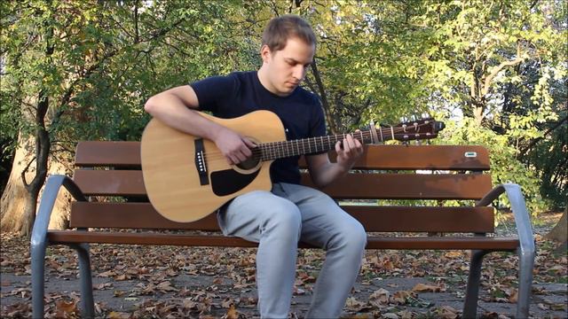 Cold Water - Justin Bieber & Major Lazer ft. MØ [fingerstyle guitar cover] смотреть онлайн