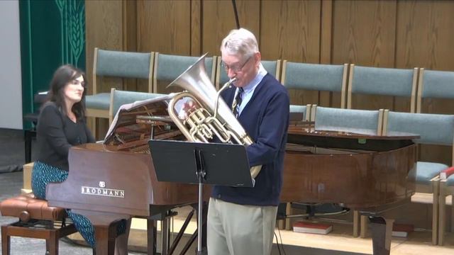 Euphonium Solo: "Jenny June" - Live Prelude, 6-18-23 Church Service at All Saints Lutheran Church смотреть онлайн