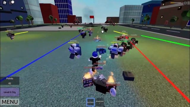 AI War - Red vs. Blue All Levels + Events 1-6 (Roblox) смотреть онлайн