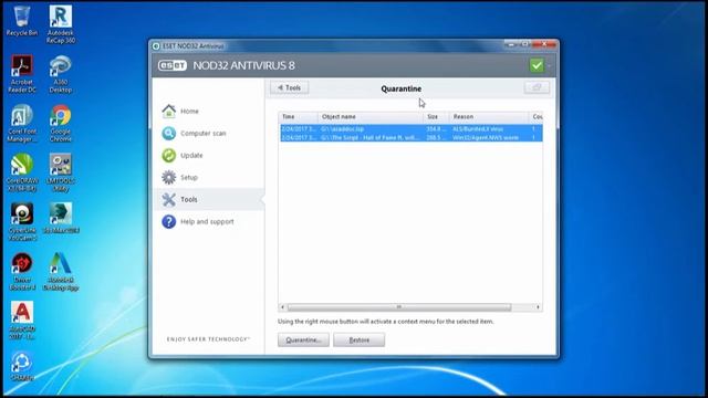 Clean Virus Database of ESET Anti-virus смотреть онлайн
