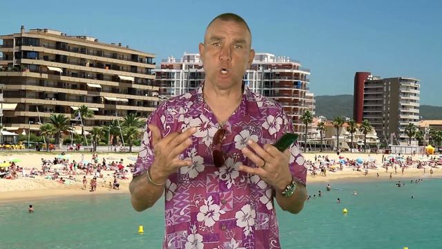 Learn Spanish with Vinnie Jones | #holidayspam | Three смотреть онлайн