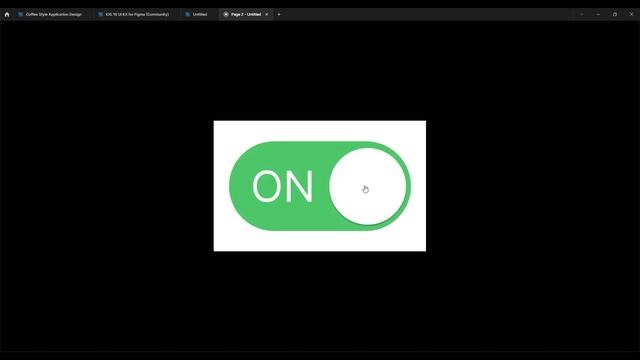 Create an Interactive TOGGLE Switch and HOVER Button (Figma Tutorial) смотреть онлайн