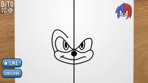 Как нарисовать Соника и Наклза