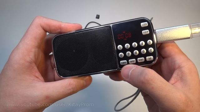 Портативная мини колонка mp3 с флешкой и FM радио смотреть онлайн
