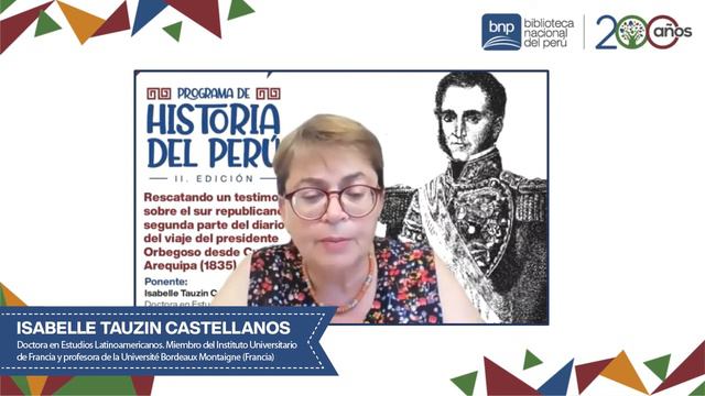 Programa Historia del Perú II Edición | Isabelle Tauzin Castellanos смотреть онлайн
