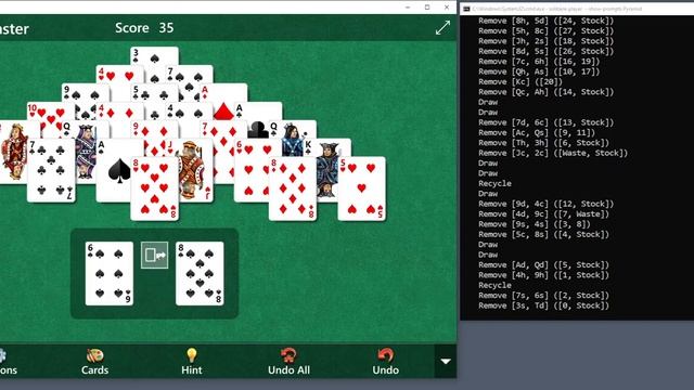 Solitaire Solver Testing смотреть онлайн