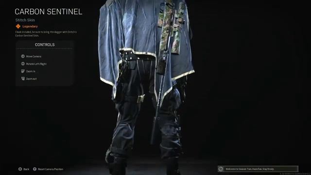 Call Of Duty Warzone/Cold War Battle Pass Stitch Carbon Sentinel Operator Skin смотреть онлайн
