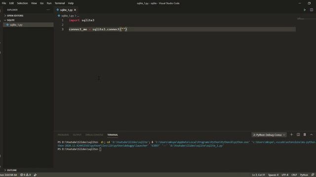 Create sqlite3 Database with Python смотреть онлайн