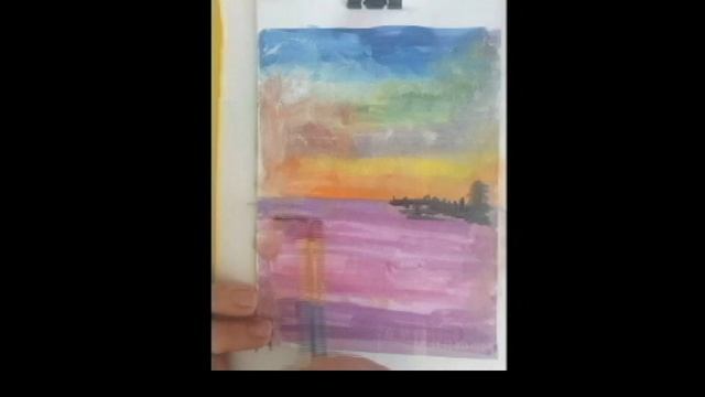 Рисуем пейзаж (11), легко и просто смотреть онлайн