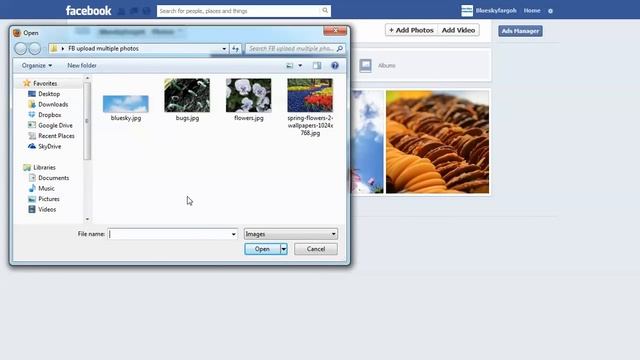 Upload multiple photos on Facebook Page смотреть онлайн