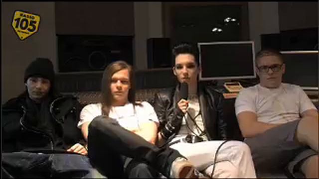 Tokio Hotel Italian Radio 105 Promo Humanoid Tour смотреть онлайн
