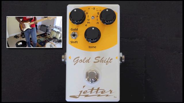 "Jetter Gain Stage Gold" - guitar overdrive, distortion pedal demo смотреть онлайн