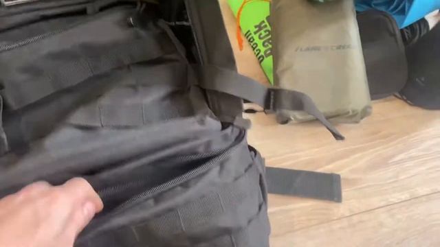 Туристический Тактический Рюкзак Черный смотреть онлайн