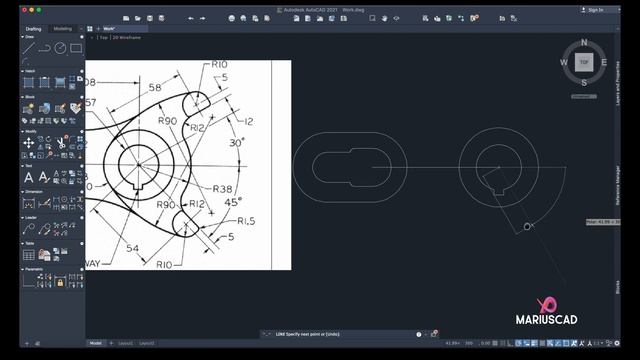 AutoCAD | Nivel Intermediar | Exercițiu 3 смотреть онлайн