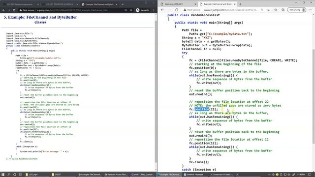 11.18 Another FileChannel and ByteBuffer example смотреть онлайн
