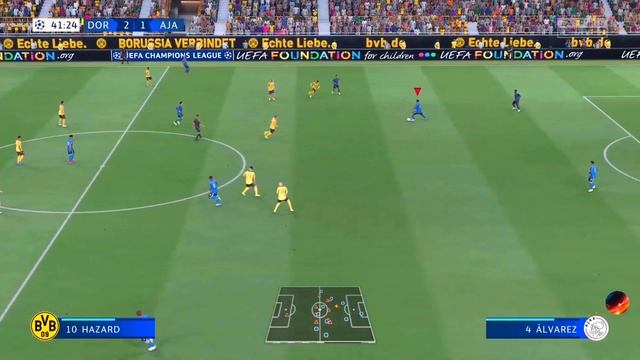 FIFA 22 - Ajax Champions League hunt for glory! Dortmund vs Ajax Match Day 2 смотреть онлайн